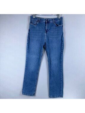 LCW Jeans Womens Blue Straight-Leg Denim Jeans W30 L30 Regular 40